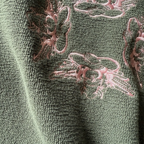 BOYS LIE Green Up In Smoke Racer Hoodie - Picture 3 of 5